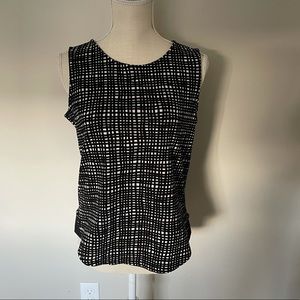 Bar III Black & White Blouse - Size M